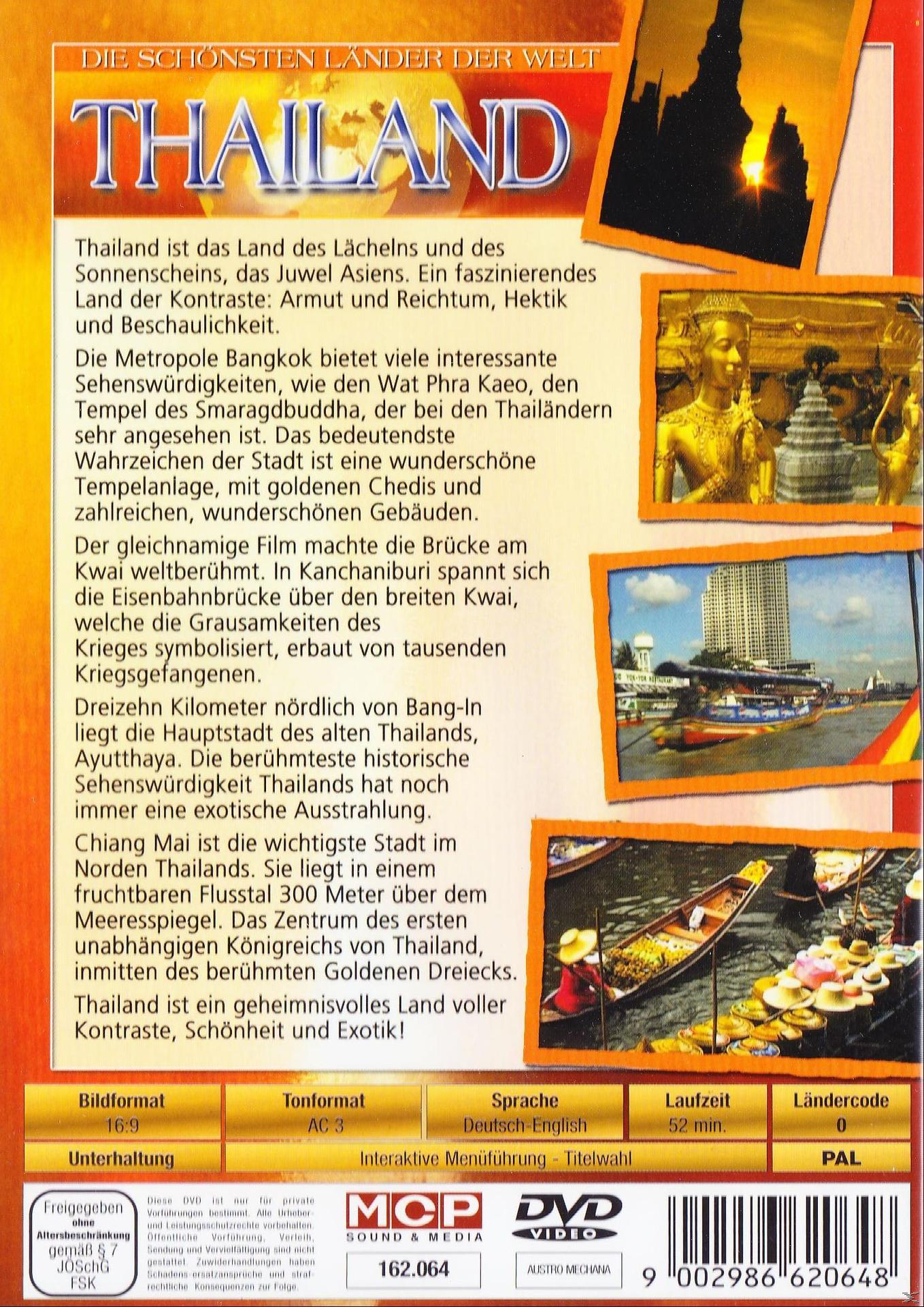 Thailand - Die schönsten Länder der Welt DVD