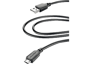 CELLULAR LINE USB zu Micro-USB Datenkabel - cellularline USB zu Micro-USB Datenkabel (Schwarz)