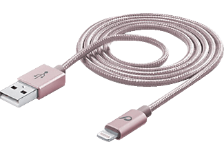 CELLULARLINE cellularline USB a Lightning Data Cavo - Oro rosa - cavo dati (Oro rosa)