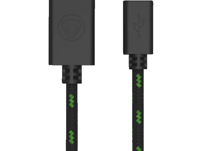 SNAKEBYTE SB910470 Xbox One USB Charge-Kabel, Schwarz/Grün
