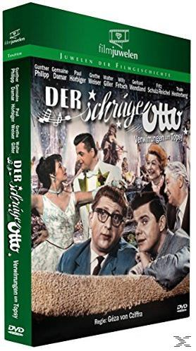 DVD-Cover mit mehreren Personen, ein Mann mit Brille im Vordergrund. Titel: Der schräge Otto.