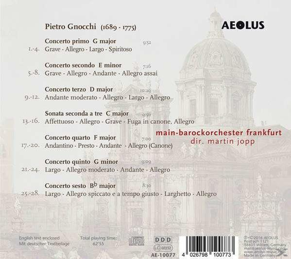 Main-barockorchester Frankfurt - Six Concertos/Sonata a tre  - (CD)