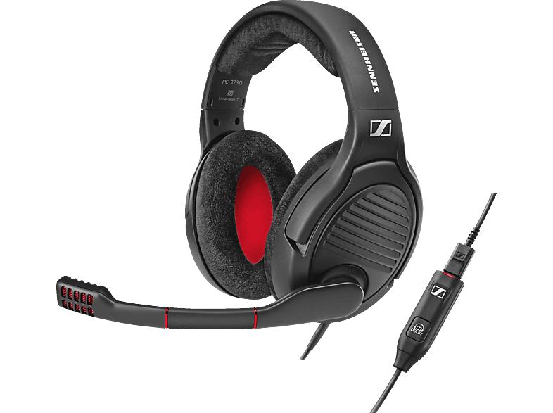 SENNHEISER PC 373D, Over-ear Schwarz Headset Gaming