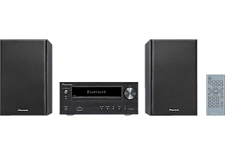 Microcadena - Pioneer X-HM26-B, 2 altavoces, Bluetooth, CD, USB, Radio, Negro