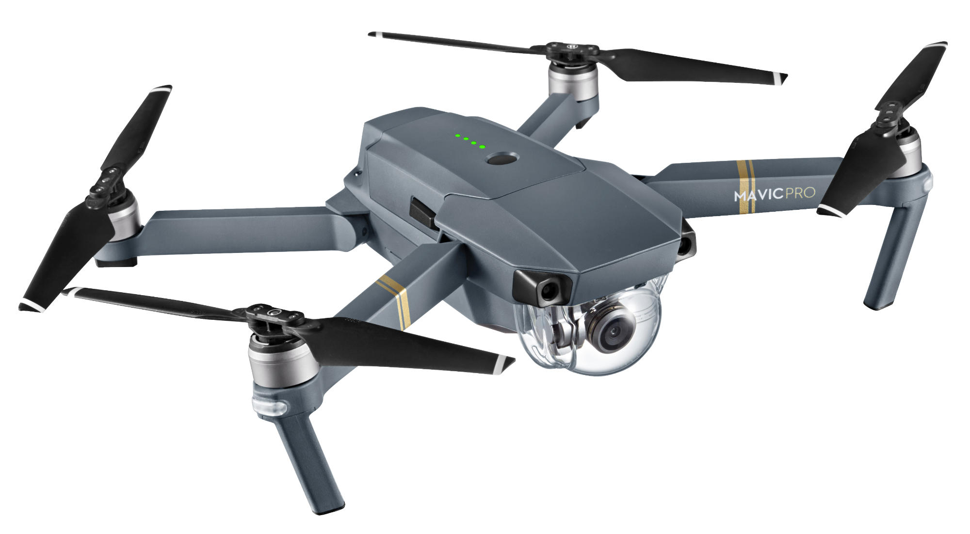 Drone - DJI Mavic Pro, 12.35 MP, Vídeo 4K, 65 km/h, Estabilizador de imagen, 27 minutos de vuelo