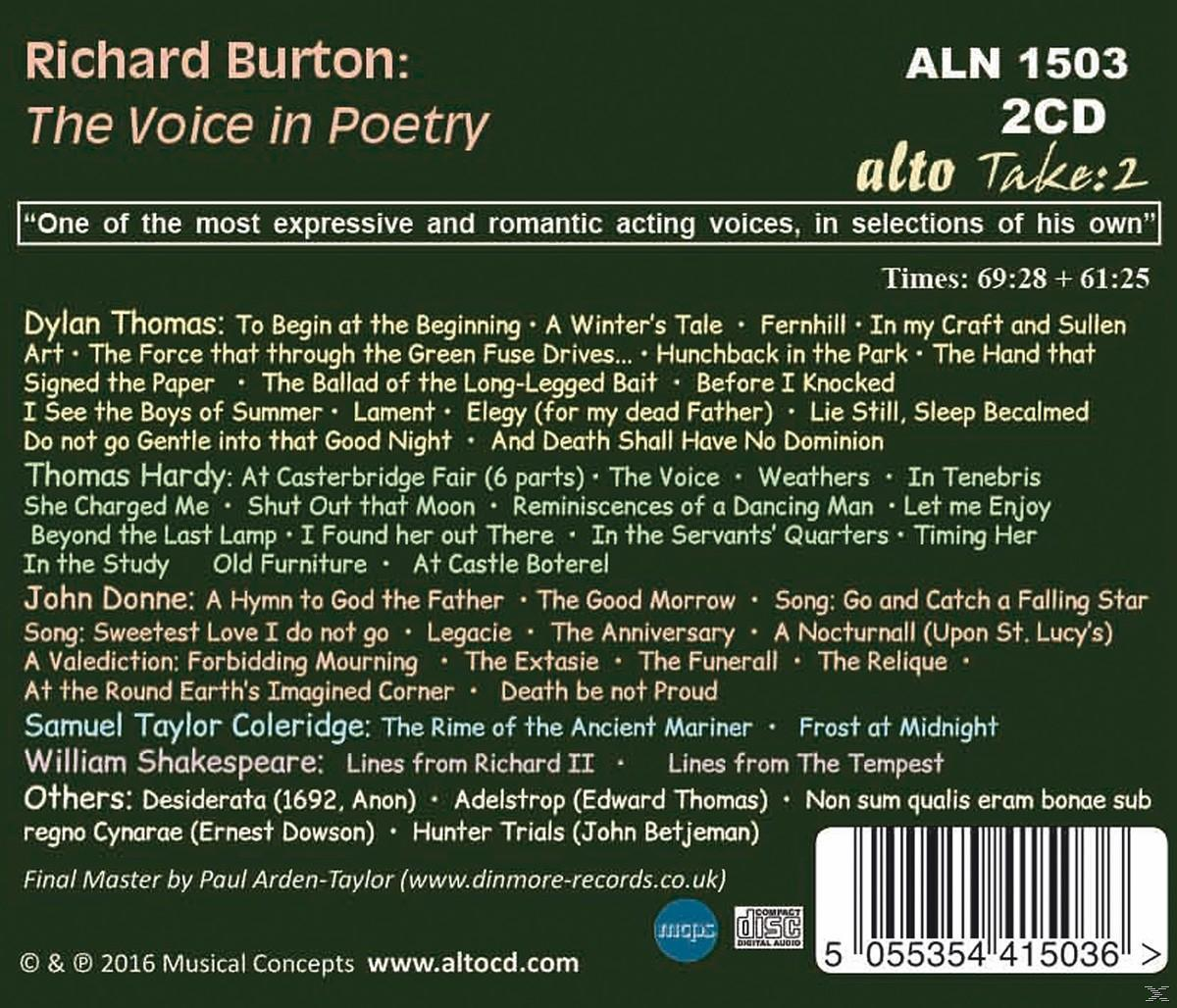 Richard Burton - THE VOICE IN POETRY  - (CD)