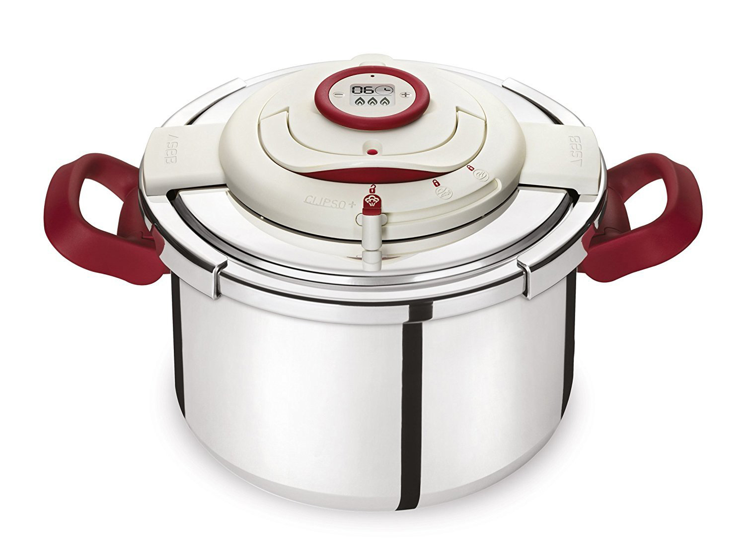 TEFAL P44107 Clipso+Precision Schnellkochtopf Edelstahl