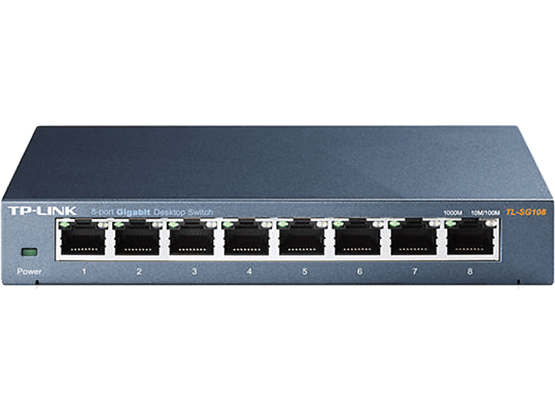 TP-LINK TL-SG108 8-Port 10/100/1000 Mbps Masaüstü Switch