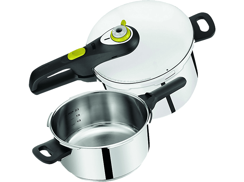 5 kaufen Secure TEFAL Schnellkochtopf-Set Edelstahl SATURN P25443 Schnellkochtopf-Set |