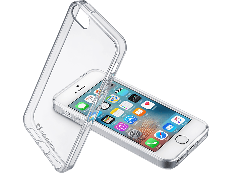 CELLULARLINE Hardcover Bumper Clear Duo iPhone 5/5s/SE (CLEARDUOIPH5T)