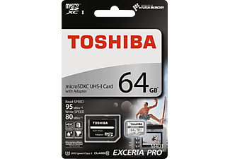 TOSHIBA TOSHIBA EXCERIA PRO M401, 64 GB - Scheda di memoria  (64 GB, 95, Nero)