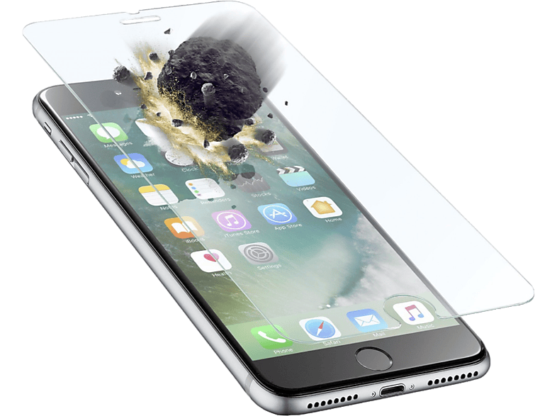 CELLULARLINE Schermbeschermer tempered glass Tetra Force Shield iPhone 7 Plus (TETRAGLASSIPH755)