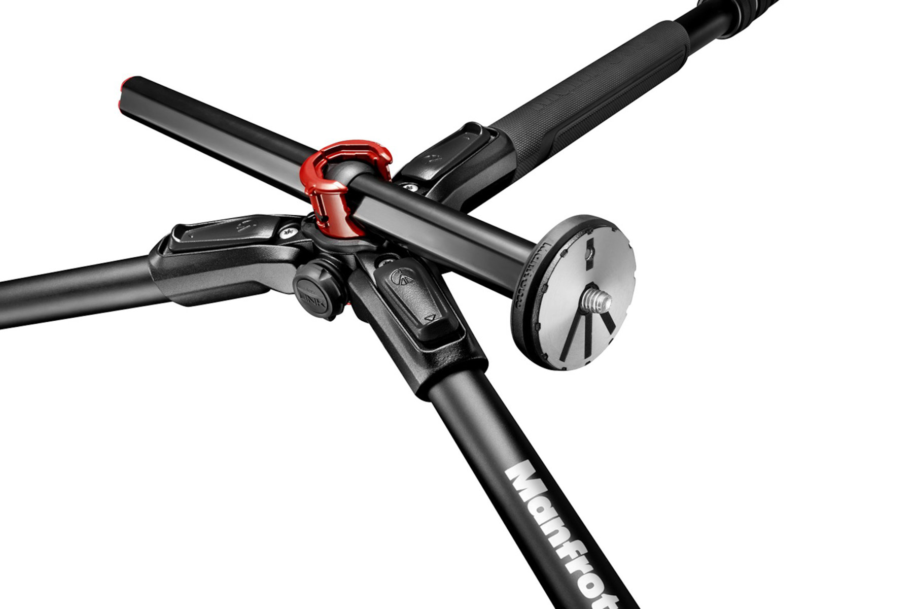 MANFROTTO MK190GOA4TB-BH Stativ, Schwarz, Höhe offen bis 90 mm