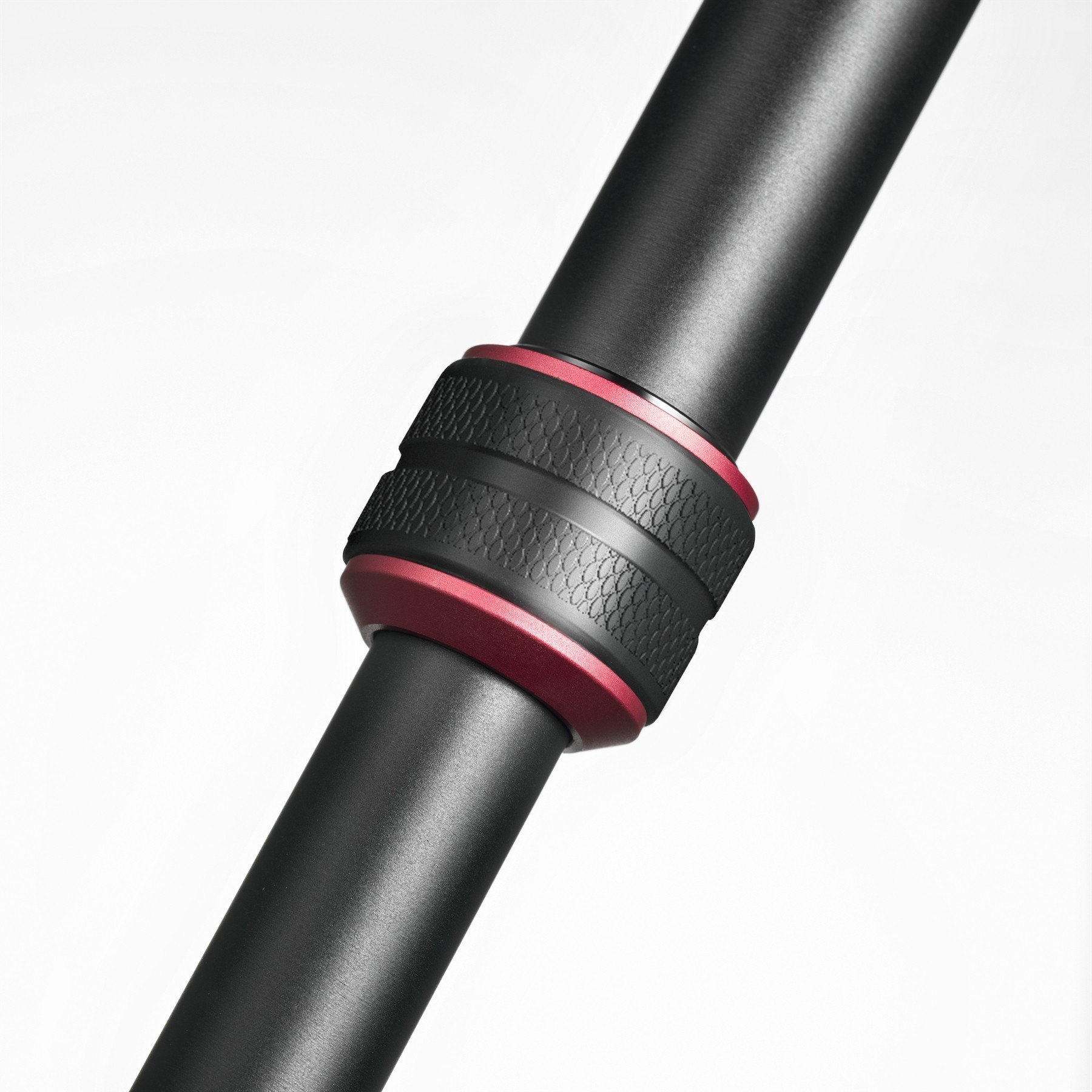 MANFROTTO MT190GOA4TD Dreibein Stativ, Schwarz/Grau, Höhe offen bis 90 mm