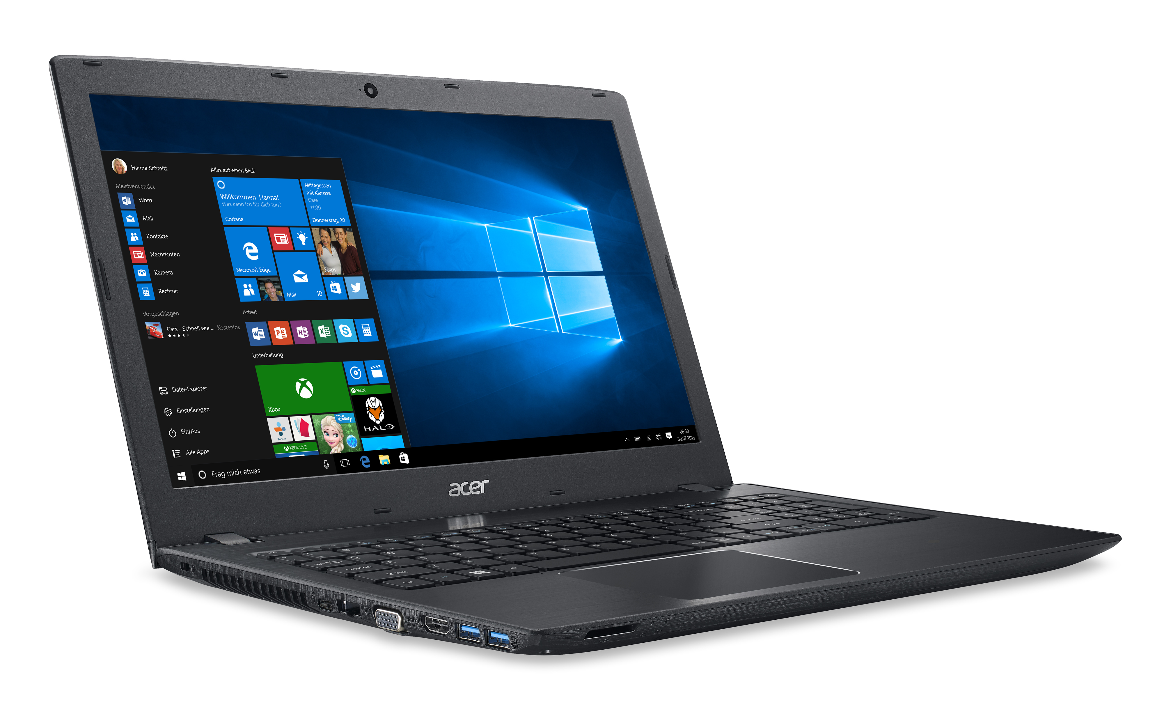 ACER Notebook Aspire E5-575G-5375 (NX.GDTEG.017) Notebook, 15,6 Zoll, Intel® Core™ i5-7200U Prozessor
(3M Cache, bis zu 3.10 GHz), 8 GB, 512 GB SSD