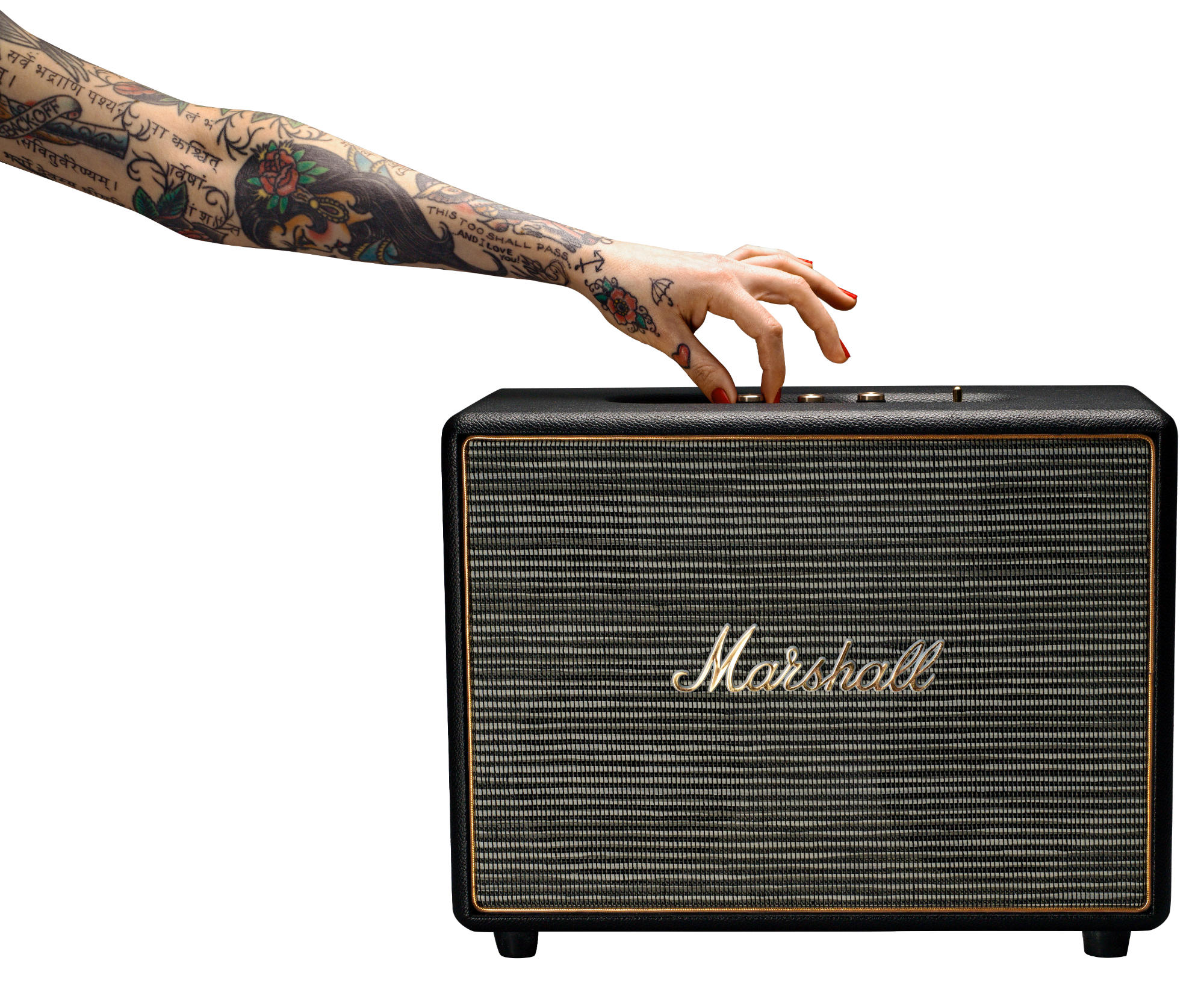 MARSHALL Woburn Bluetooth Lautsprecher, Schwarz