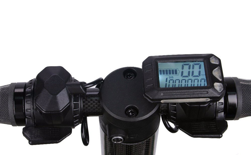 CITY BLITZ CARBON CB 010 E-Scooter (5 Zoll, Schwarz)