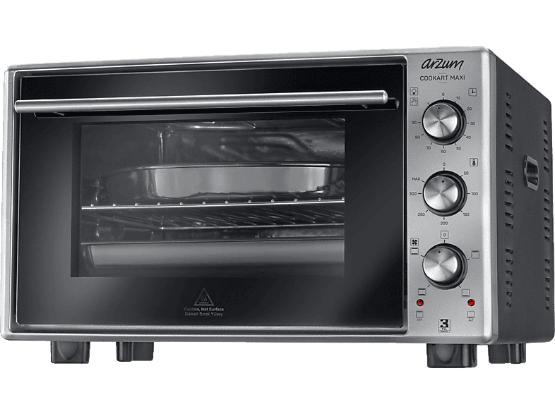 ARZUM AR 2002 Cookart Maxi 50 Litre Çift Camlı Fırın