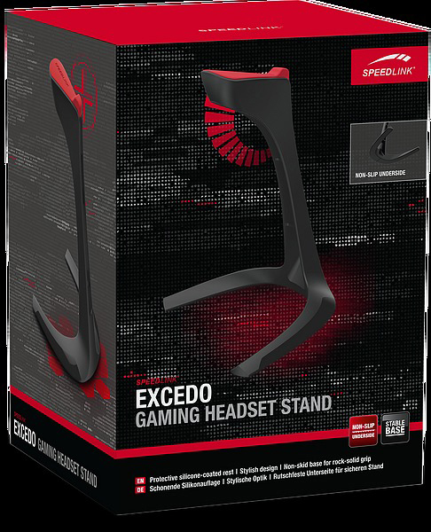 Stand, Schwarz Headset SPEEDLINK Gamin Headset, EXCEDO SL-800900-BK