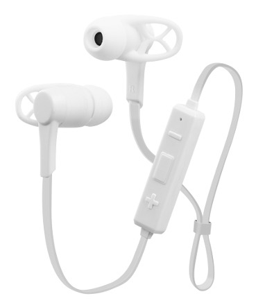 ISY Bluetooth In-Ear-Headset, white, In-ear Kopfhörer Bluetooth Weiß