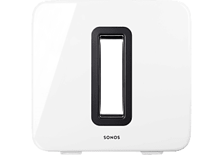 SONOS SUB WLAN-Subwoofer für Sonos Speaker Subwoofer App-steuerbar, Weiß
