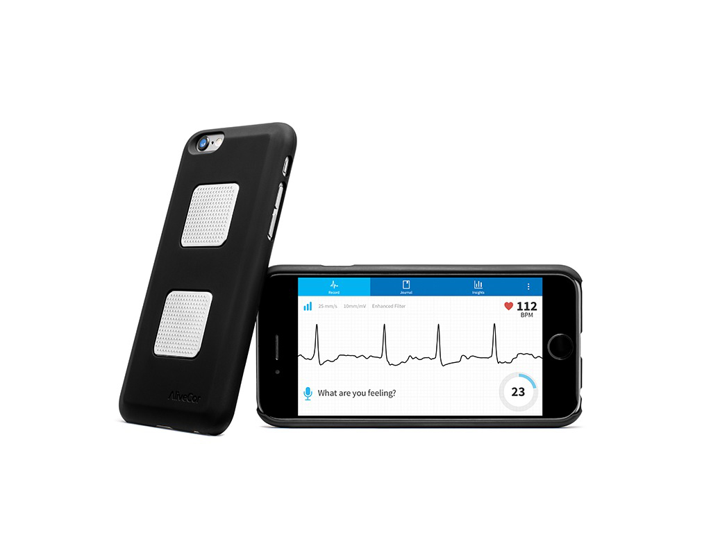 ALIVECOR AC-009-UA-DI - Mobiles EKG (Schwarz)