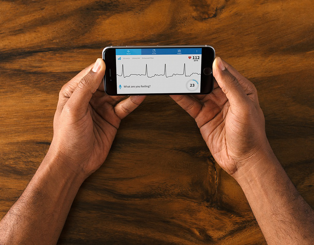 ALIVECOR AC-009-UA-DI - Mobiles EKG (Schwarz)