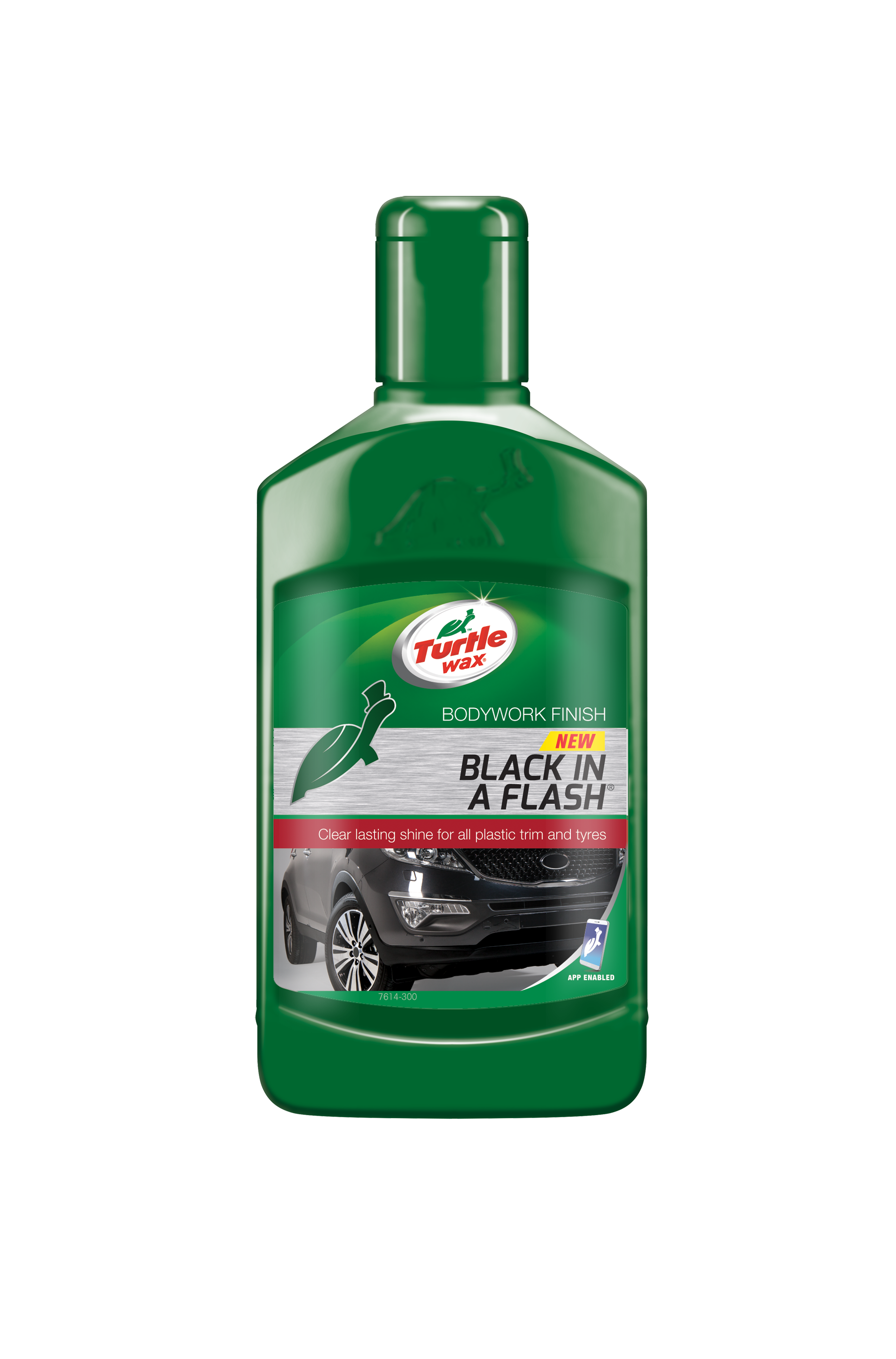 TURTLE WAX TW FG7614 GL BLACK IN A FLASH külső műanyag ápoló 300 ml