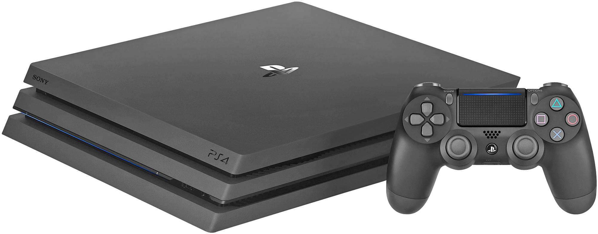 Consola - Sony PS4 Pro, 1 TB, Negra, DualShock 4