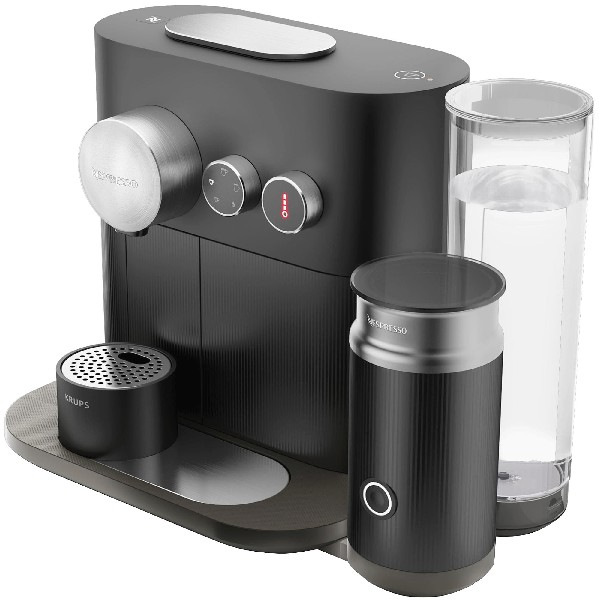 Cafetera de cápsulas - Nespresso® Krups XN 6018 EXPERT + Aeroccino, 19 bares, Bluetooth, 1260W, Negro