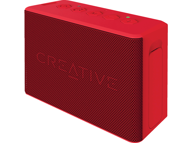 Altavoz inalámbrico - Creative MUVO 2C R, Bluetooth, Resistente al agua, MicroSD, Rojo