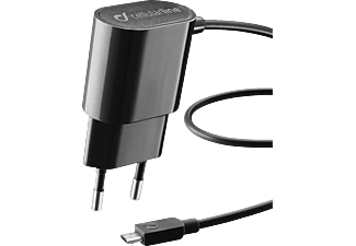 CELLULARLINE MIC-USB CHARGER 1A BLACK - Ladegerät (Schwarz)