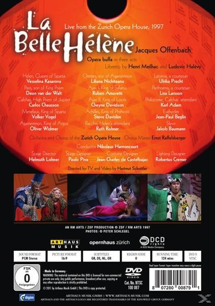 Vesselina Kasarova, Deon Van Der Walt, Volker Vogel, Oliver Widmer, Orchestra And Chorus Of The Zurich Opera House, Carlos Chausson - La Belle Helene  - (DVD)