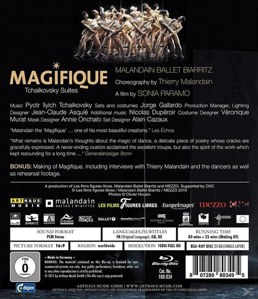 - Suiten Malandain Biarritz Magifique-Tschaikowsky Ballet (Blu-ray) -