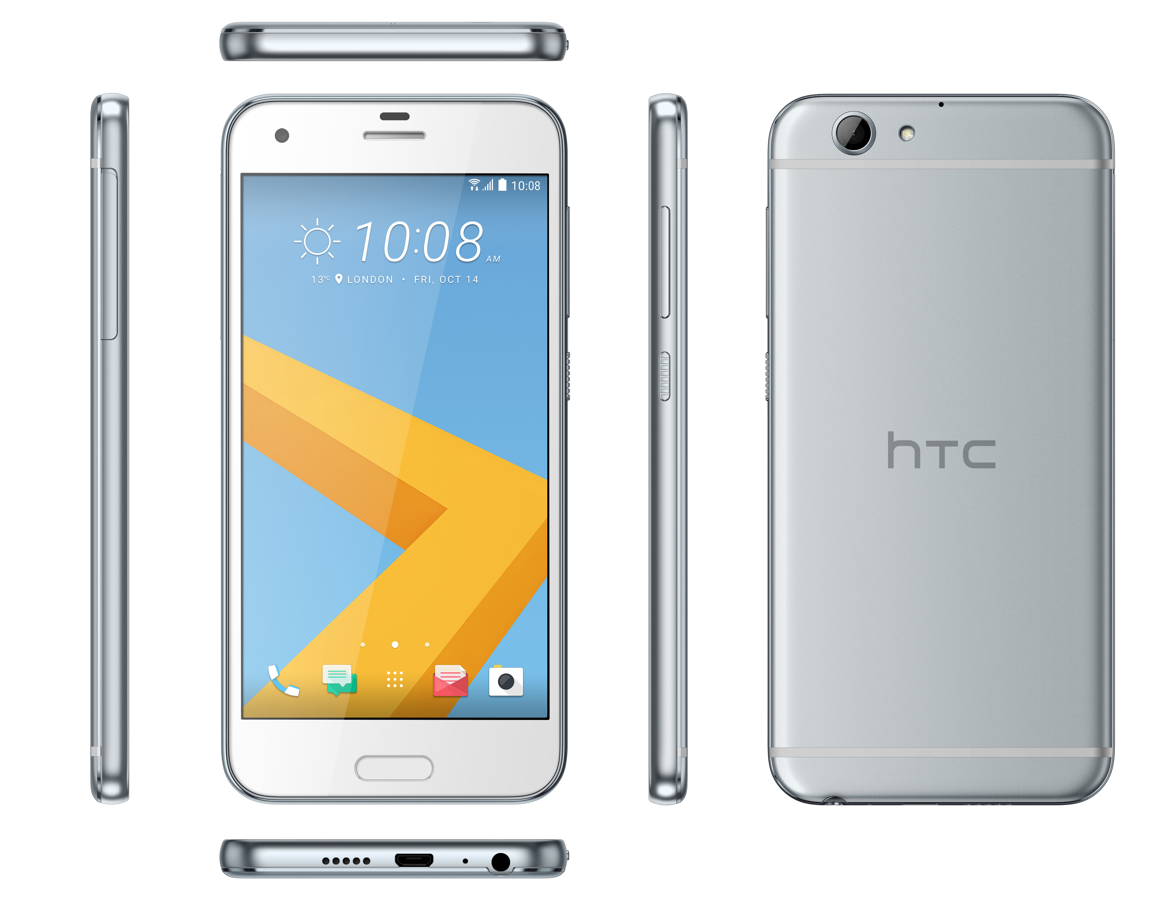 HTC One A9s 32 GB Aqua Silber