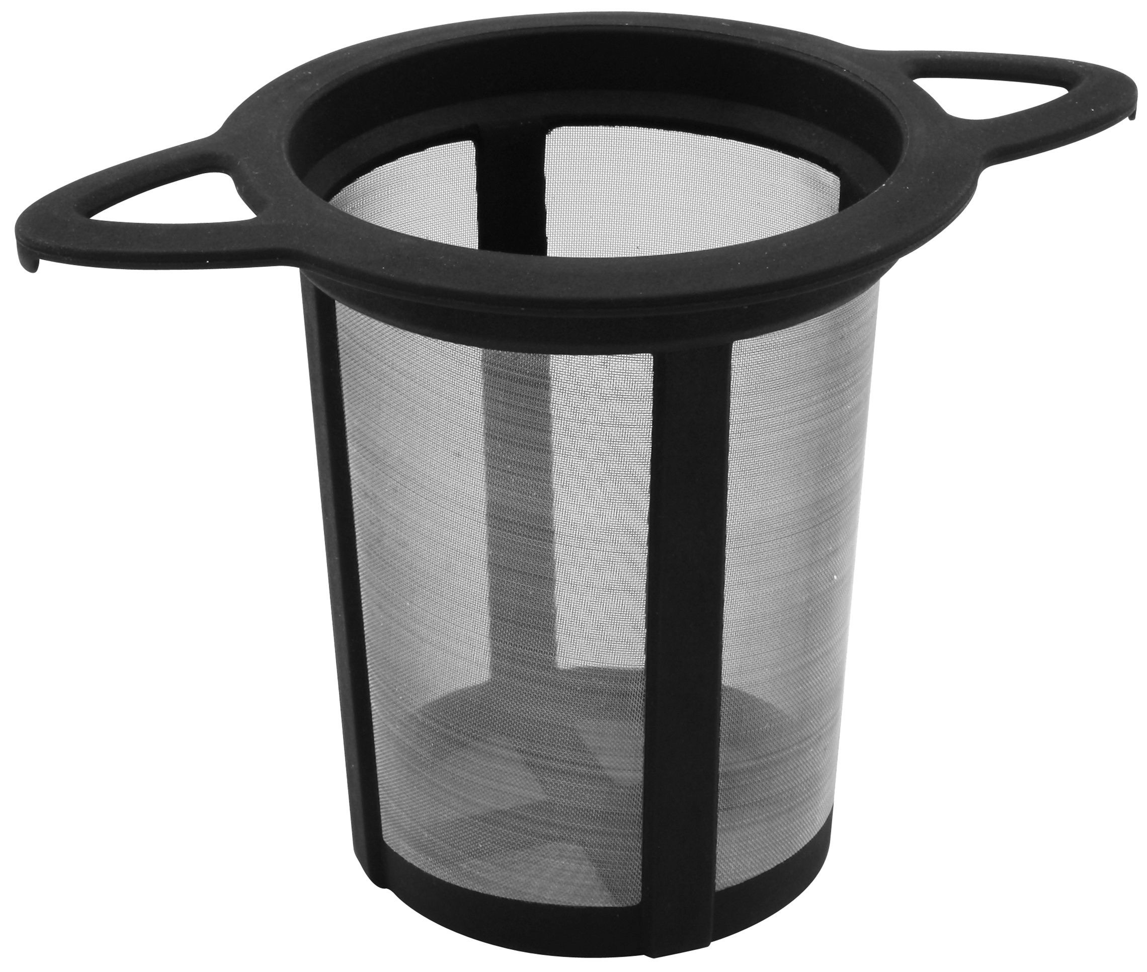 FACKELMANN 42286 Dauerteefilter Schwarz/Silber