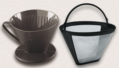 FACKELMANN 42273 Dauerteefilter Silber/Schwarz