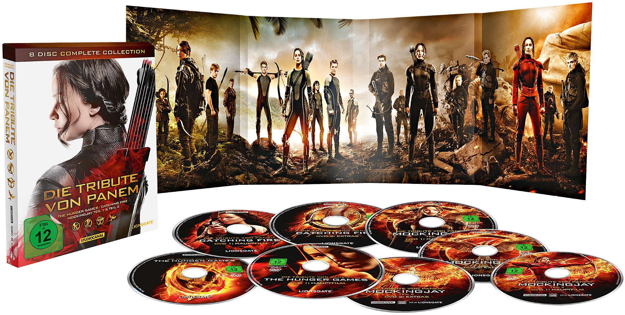 Die Tribute von Panem - Complete Collection (Jennifer Lawrence) [DVD]