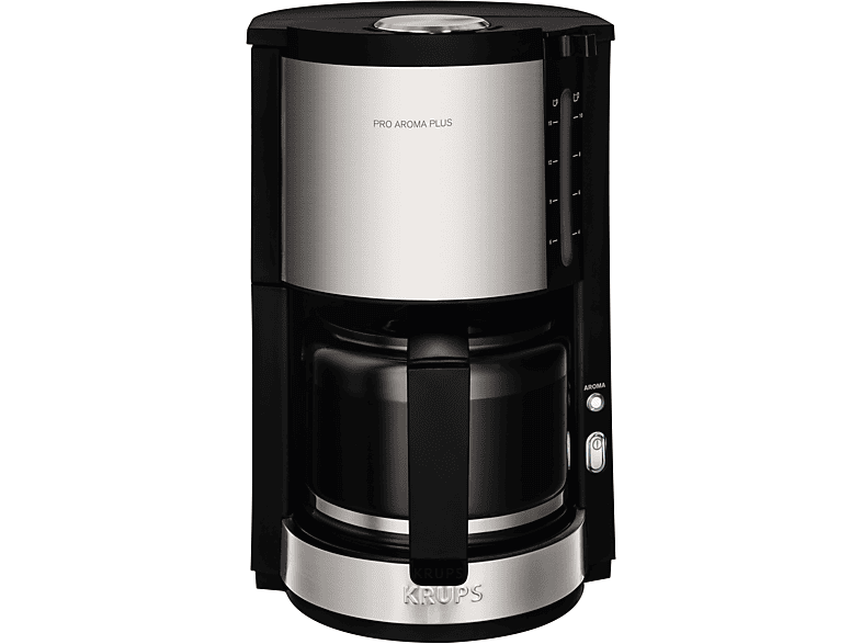 Krups Pro Aroma Plus Km3210 - Koffiezetapparaat Met Glazen Kan 125 L Zwart