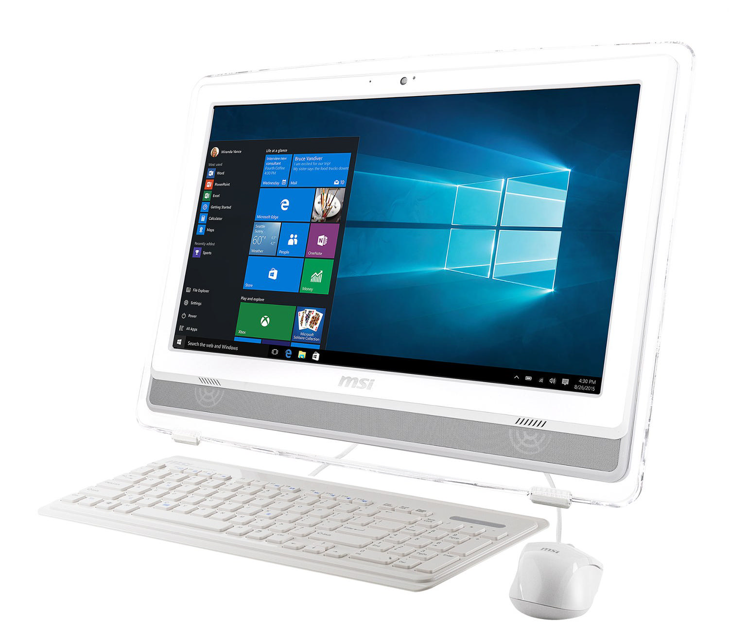 MSI AIO PRO 20ET 6NC-007TR 19.5 inç  i5-6400 2.7 GHz 4GB 500GB 2GB GT930M HD+ Dokunmatik All in One PC