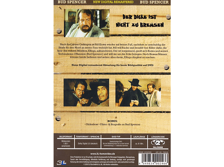 Thumbnail - Der Dicke ist nicht zu bremsen (New Digital Remastered) DVD