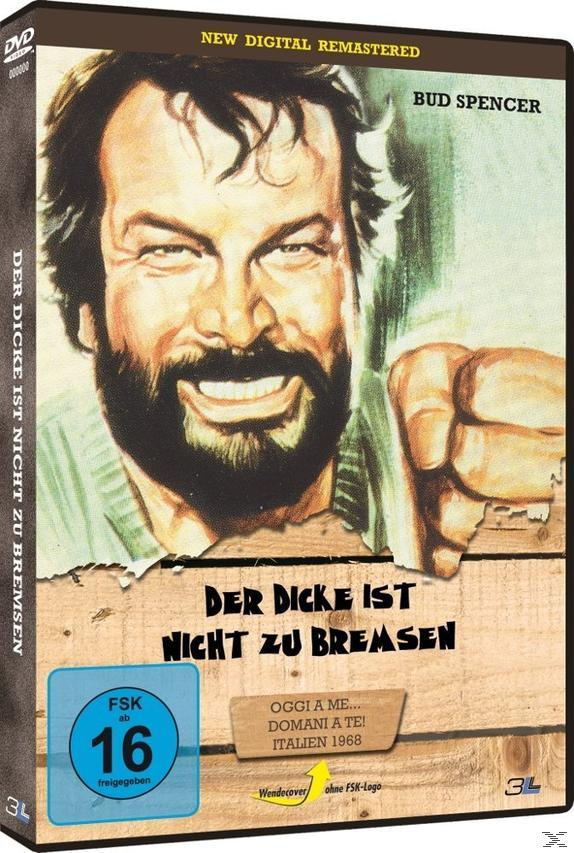 DVD-Cover: Bud Spencer, Titel "Der Dicke ist nicht zu Bremsen", FSK 16.