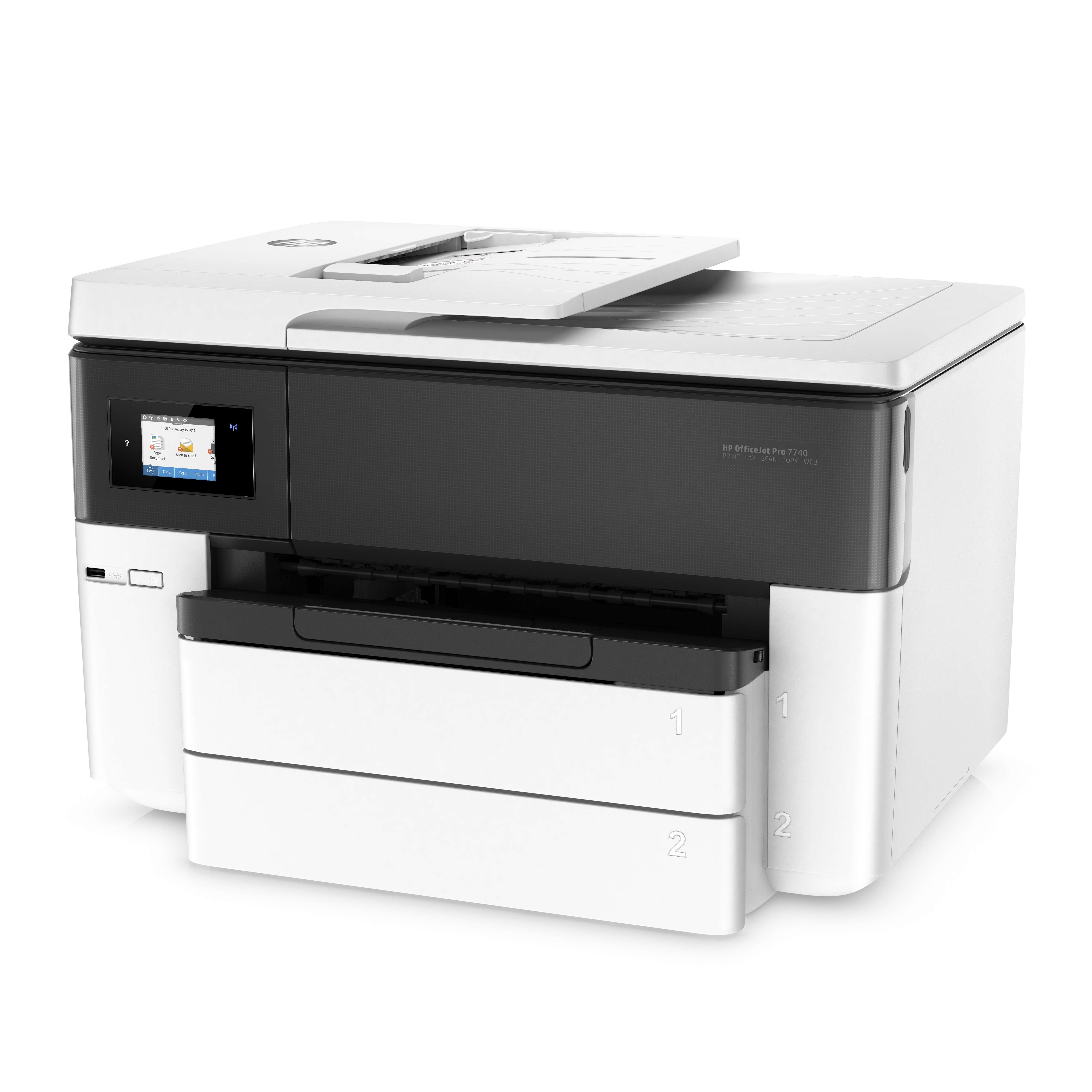 HP OfficeJet Pro 7740 4-in-1 Großformat-Multifunktionsdrucker