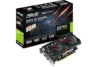 ASUS Nvidia Geforce GTX 750 Tİ OC 2GD5 128 Bit DVI HDMI DP Ekran Kartı