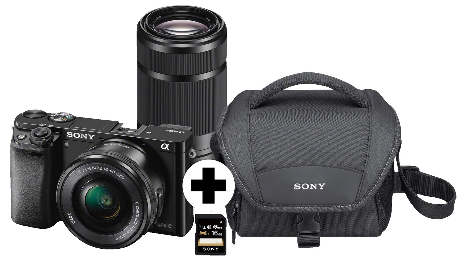 SONY Alpha 6000 ZOOM+TELEZOOM KIT (ILCE6000Y) Systemkamera 24.3 Megapixel mit O eBay