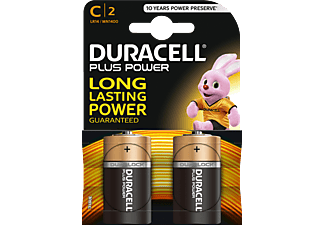 DURACELL DURACELL Plus Power MN1400/C 2er - Batteria (nero/rame)
