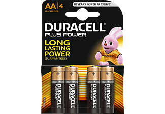 DURACELL DURACELL Plus Power MN1500/AA 4er - Batteria (nero/rame)