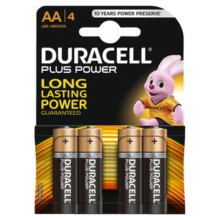 DURACELL Plus Power MN1500/AA 4er - Batteria (nero/rame)