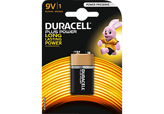 DURACELL MN1604 PLUS POWER/9V - Batterie (Schwarz/Kupfer)