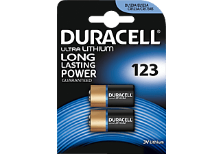 DURACELL 123 ULTRA LITHIUM 2PCS - Batterie (Schwarz/Kupfer)